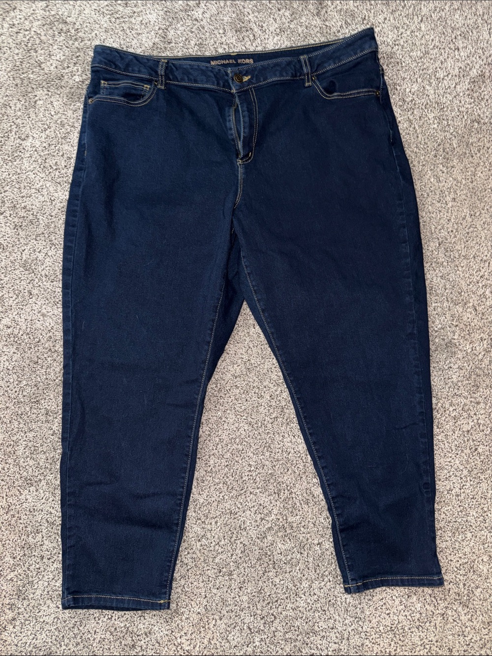 Michael Kors Navy Blue Denim Jeans - Straight Leg